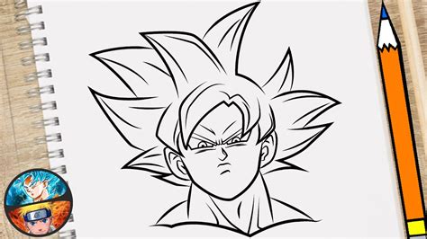 goku drawing|goku dibujo fácil.